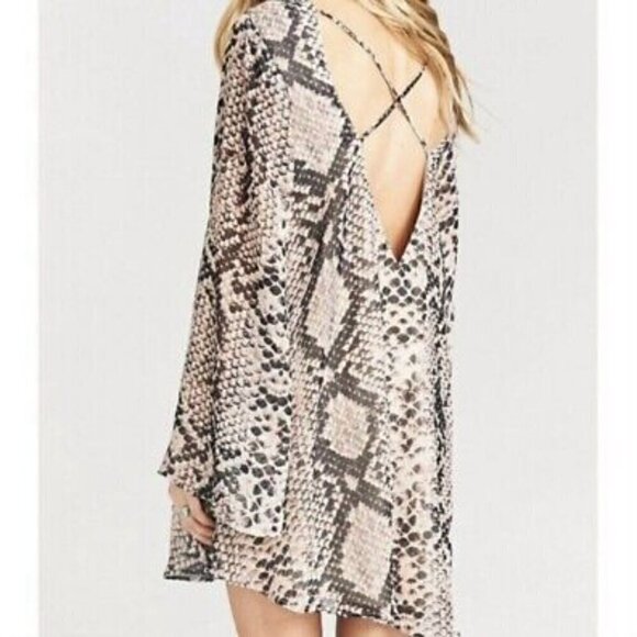 Show Me Your MuMu Dresses & Skirts - Show Me Your Mumu Joni Flow Snake Print Dress